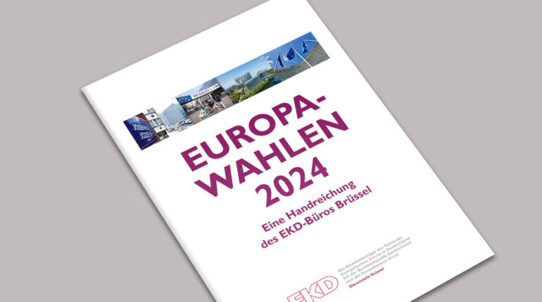 Cover der Handreichung zu den Europawahlen 2024